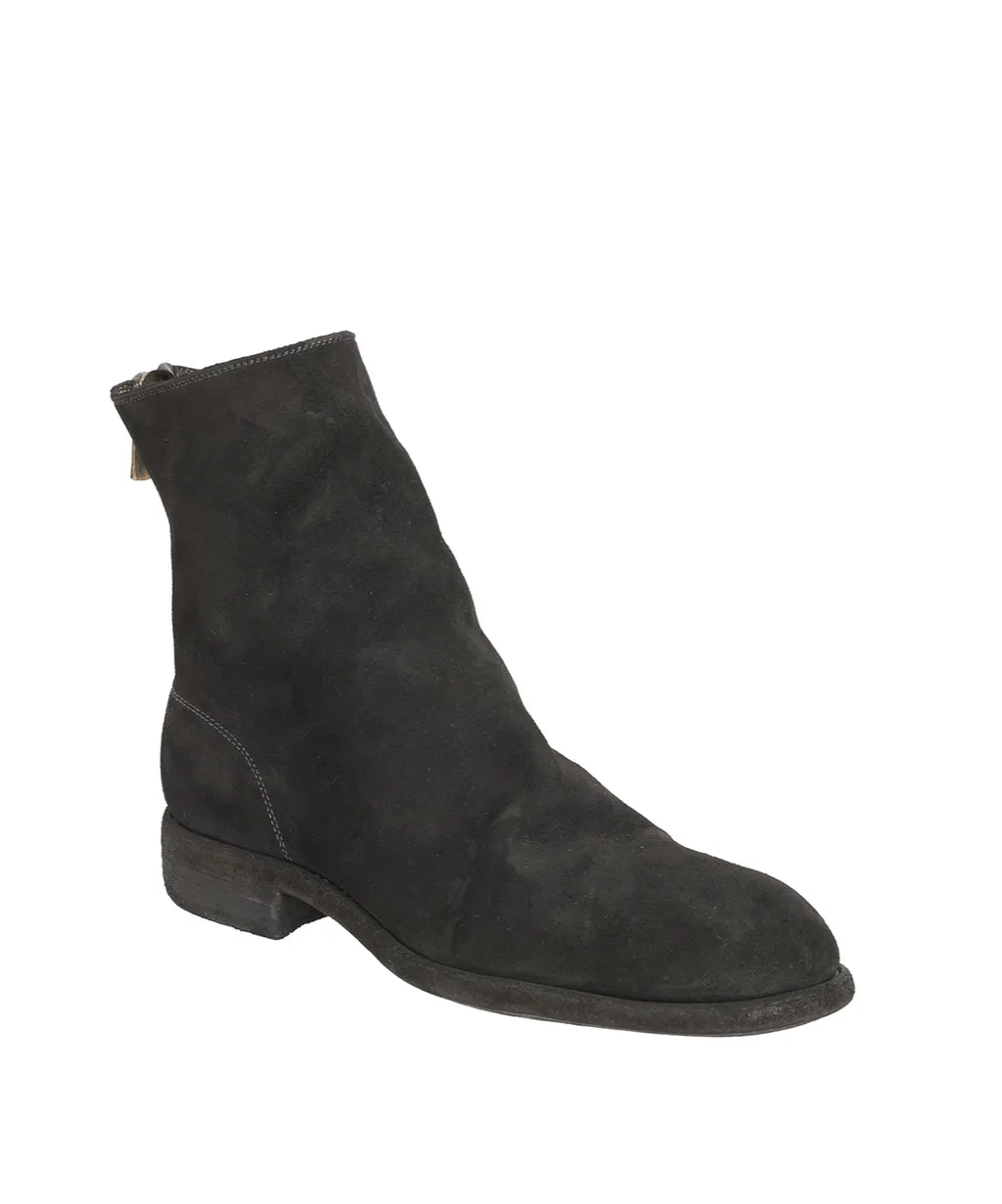 Zip Leather Boots
