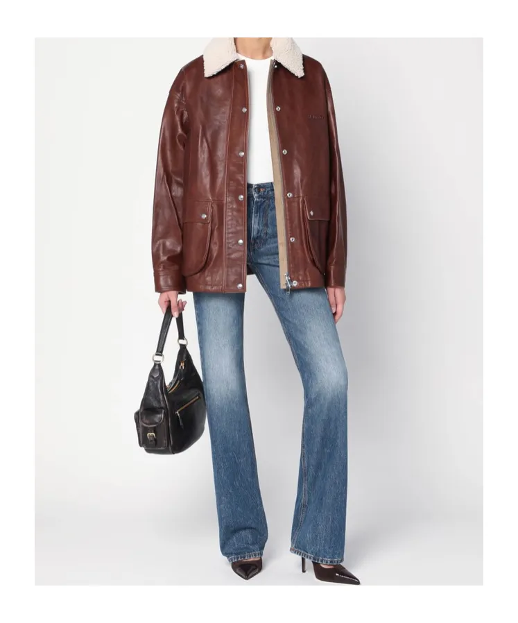 High-Waisted Flared Jeans