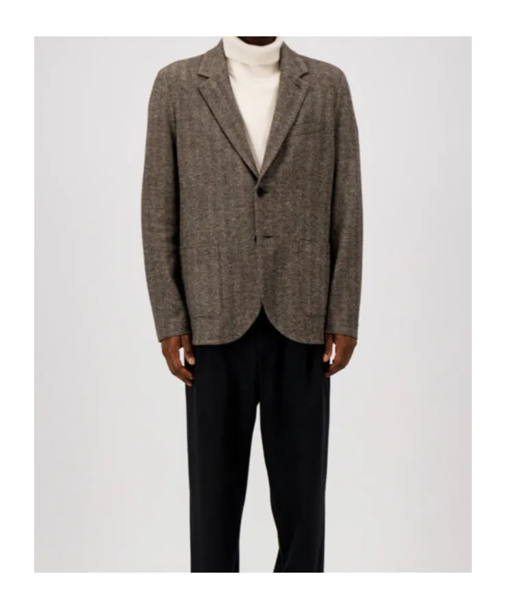 Travel Blazer Patterned Moleskin