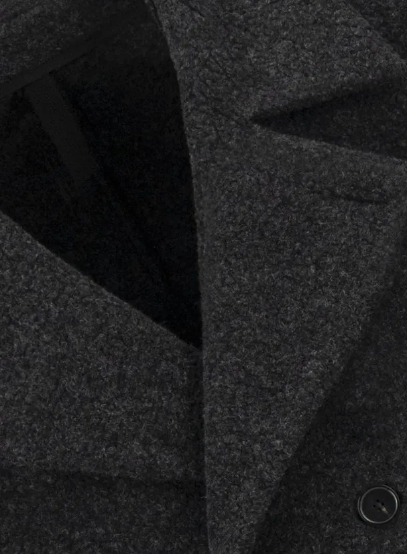 Double-Breasted Wool Peacoat