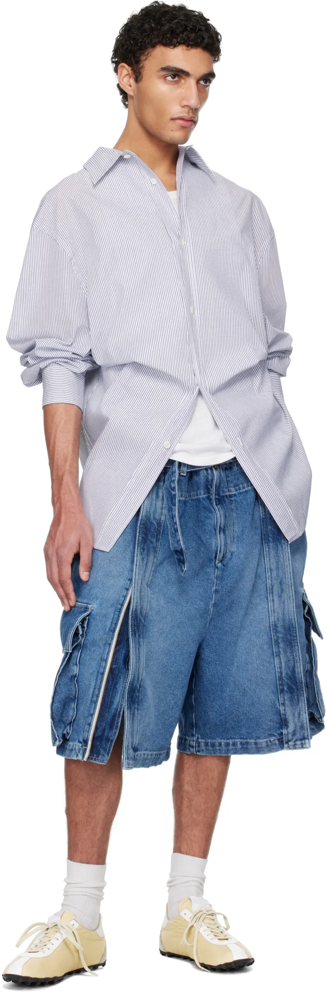 Striped Poplin Shirt