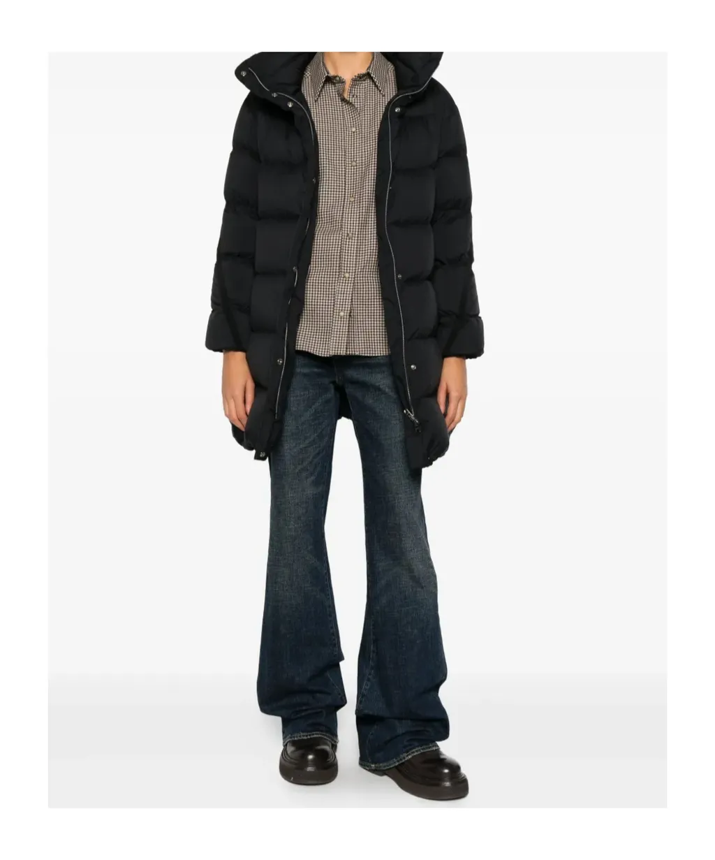 Funnel-Neck Padded Jacket