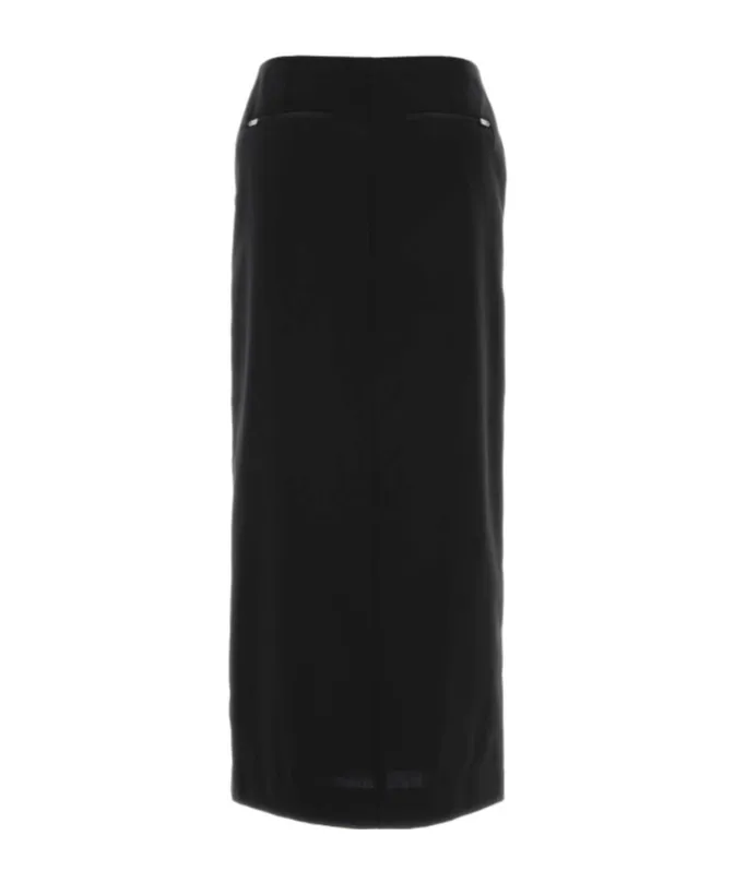 Slit Midi Skirt