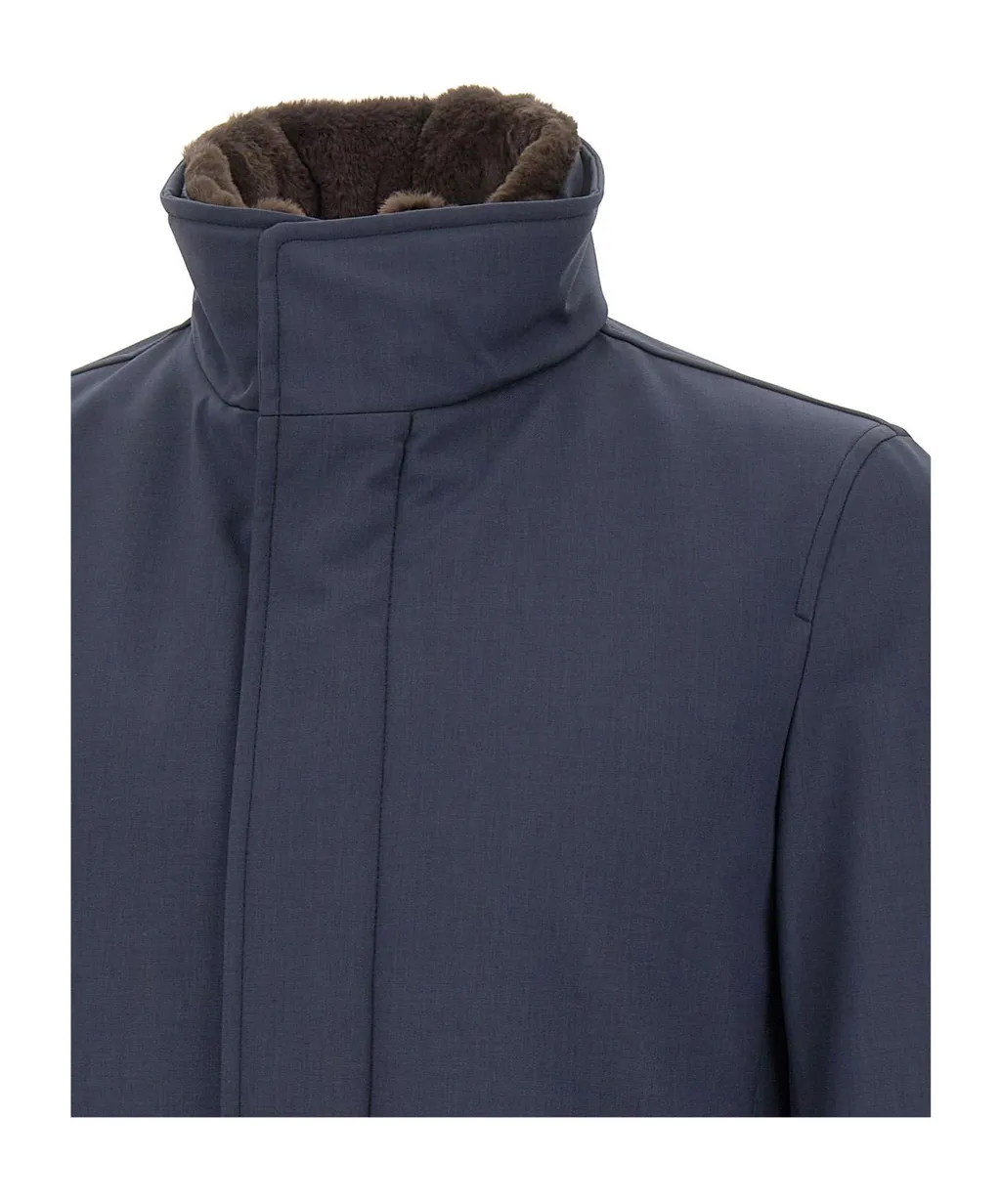Long-Sleeved Cotton-Padded Jacket