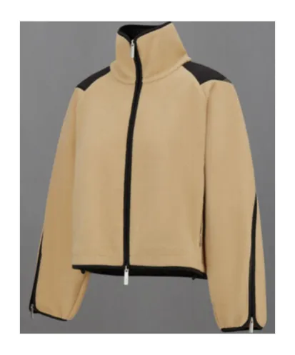 High-Neck Zipped Sweatshirt