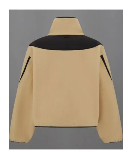 High-Neck Zipped Sweatshirt