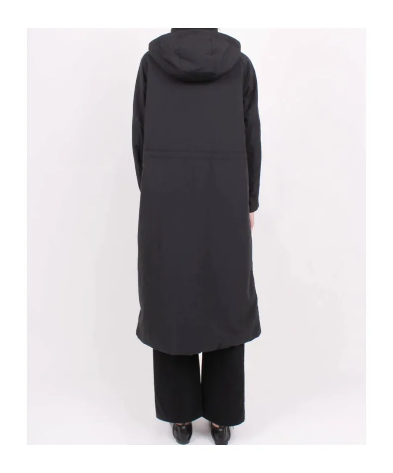 Laminar Long Zip-Up Hooded Parka