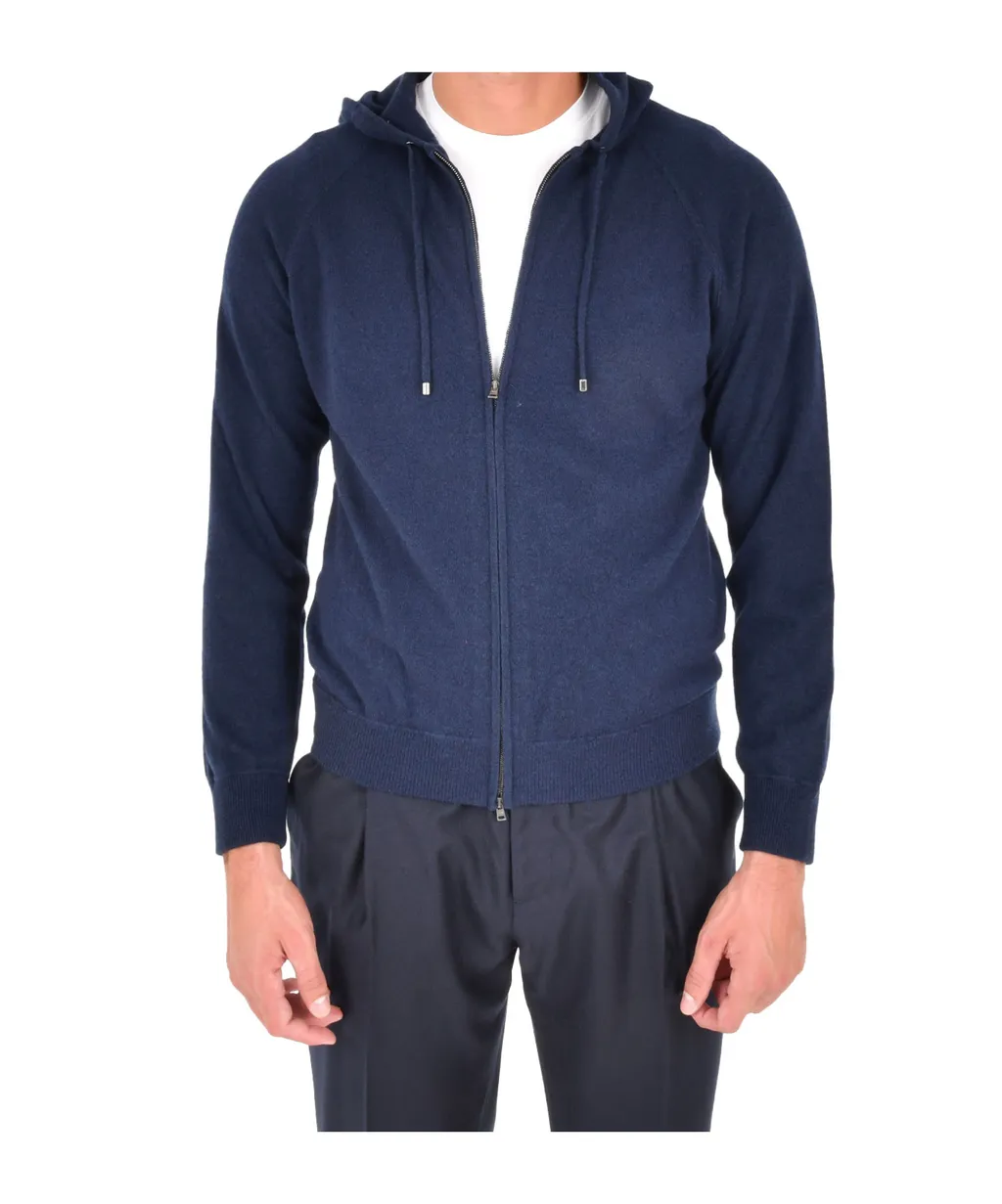 Zip-Up Knitted Cardigan