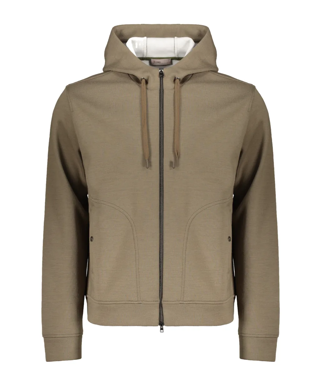 Long-Sleeved Hooded Sweatshirt