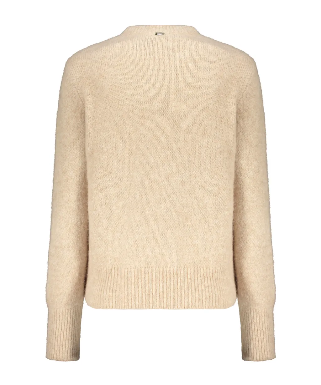 Intarsia Knit-Logo Crew-Neck Jumper