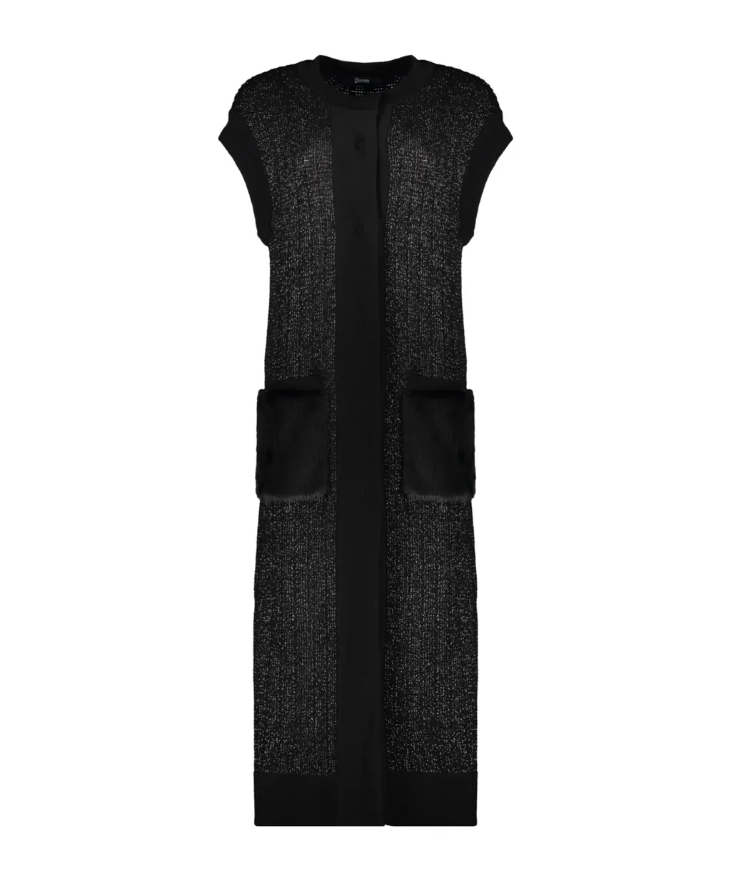 Long Sleeveless Cardigan