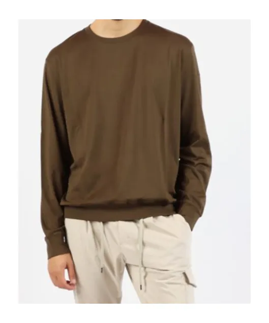 Long-Sleeved Cotton Sweatshirt