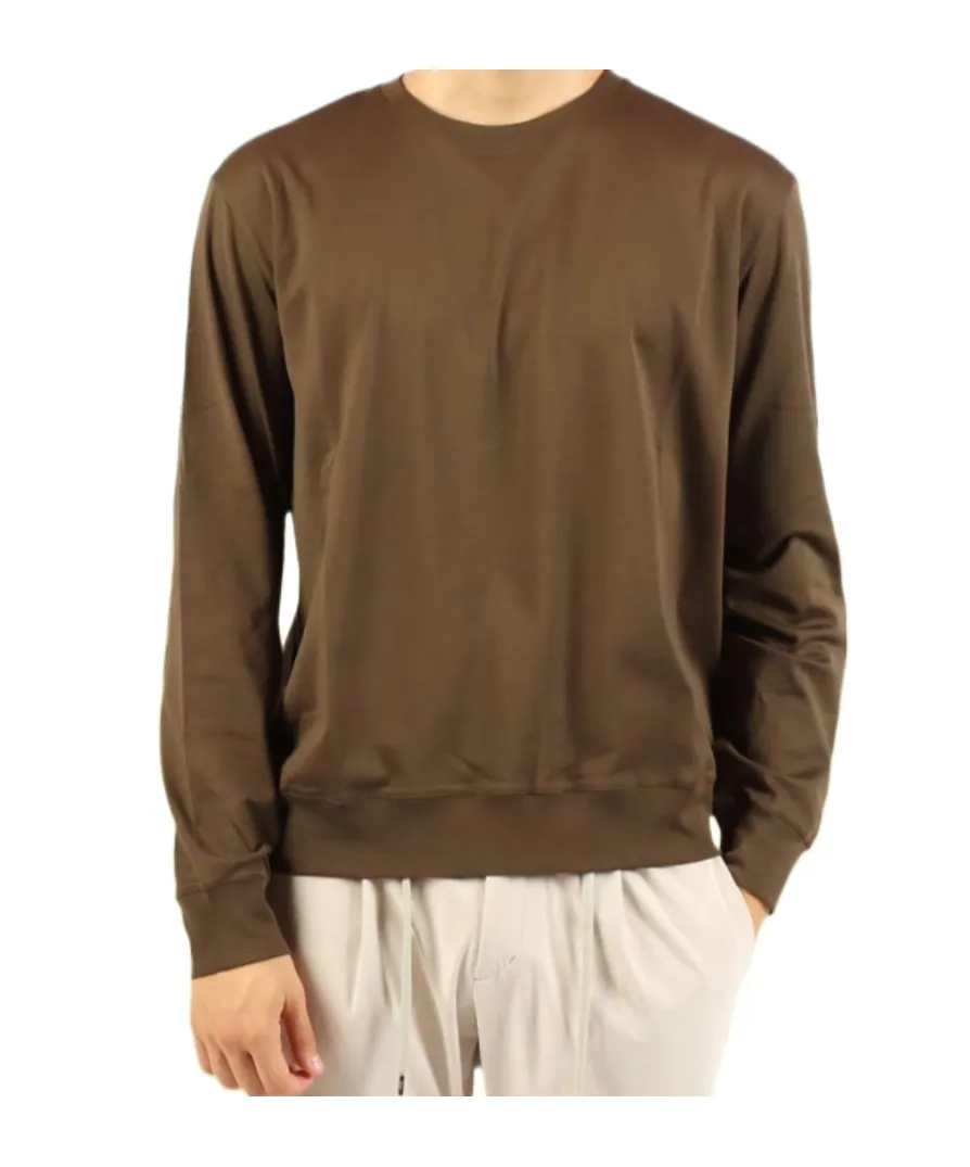 Long-Sleeved Cotton Sweatshirt