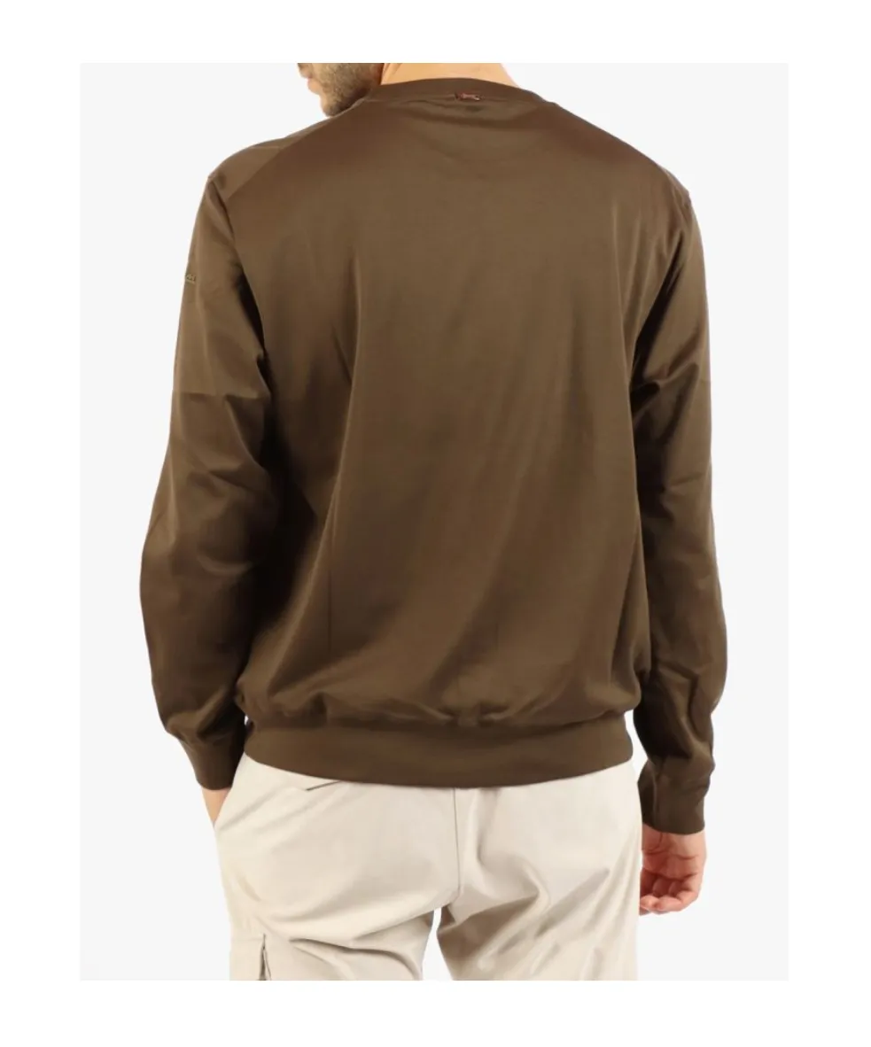 Long-Sleeved Cotton Sweatshirt