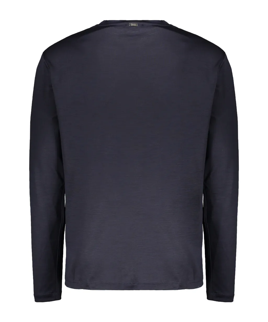 Long-Sleeved Knitted T-Shirt