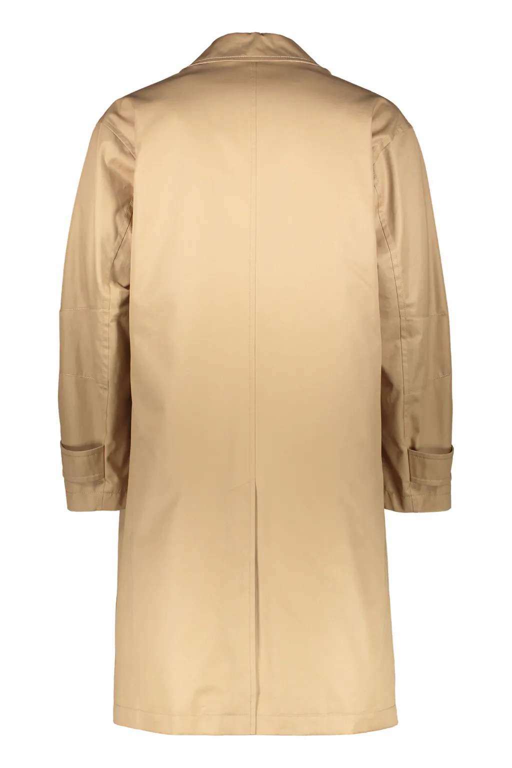 Classic-Collar Buttoned Coat