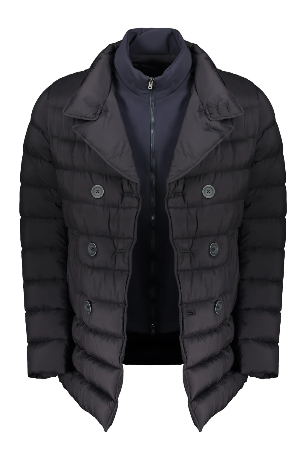 Double-Breasted Padded Jacket