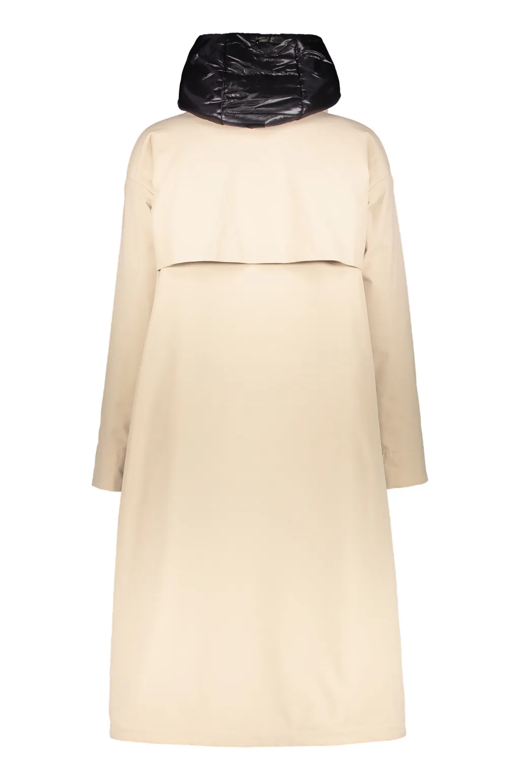 Padded Drawstring-Hooded Coat