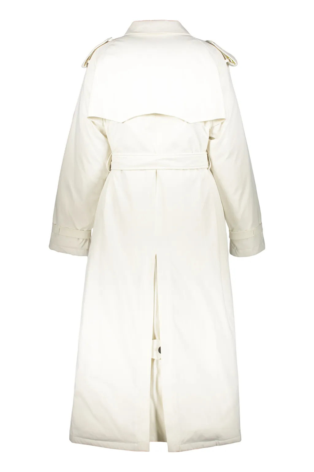 Double-Breasted Padded Trench Coat