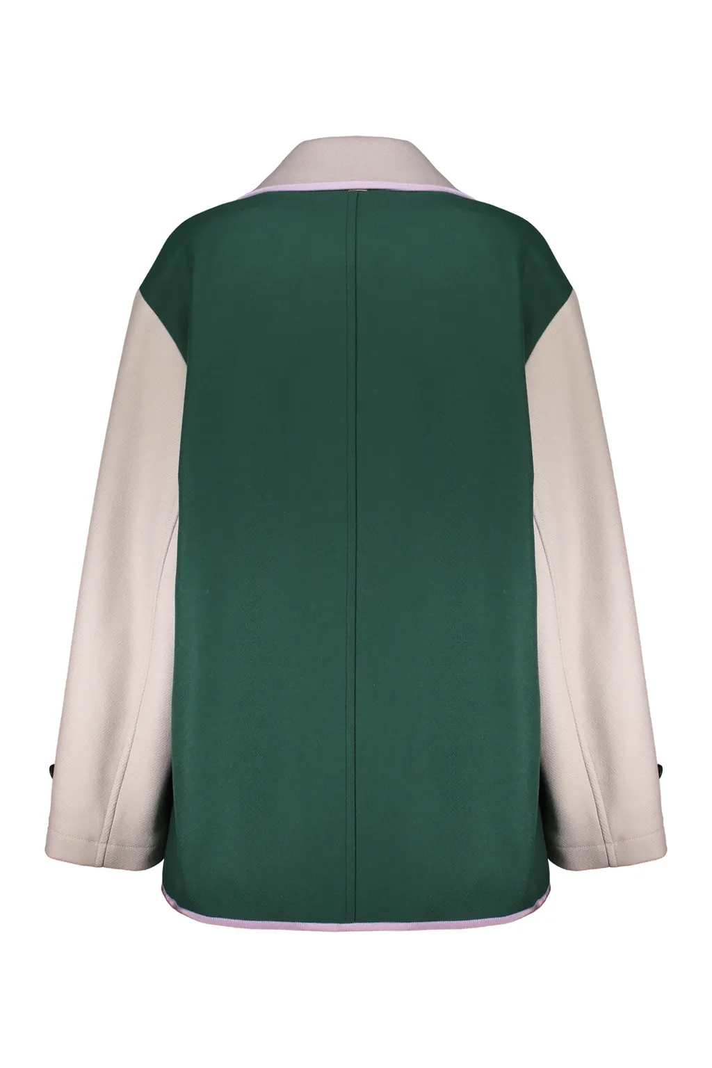 Double-Breasted Wide-Collar Jacket