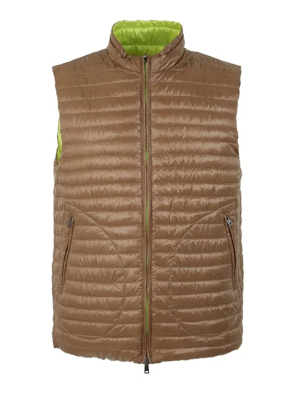 Quilted Reversible Down Gilet