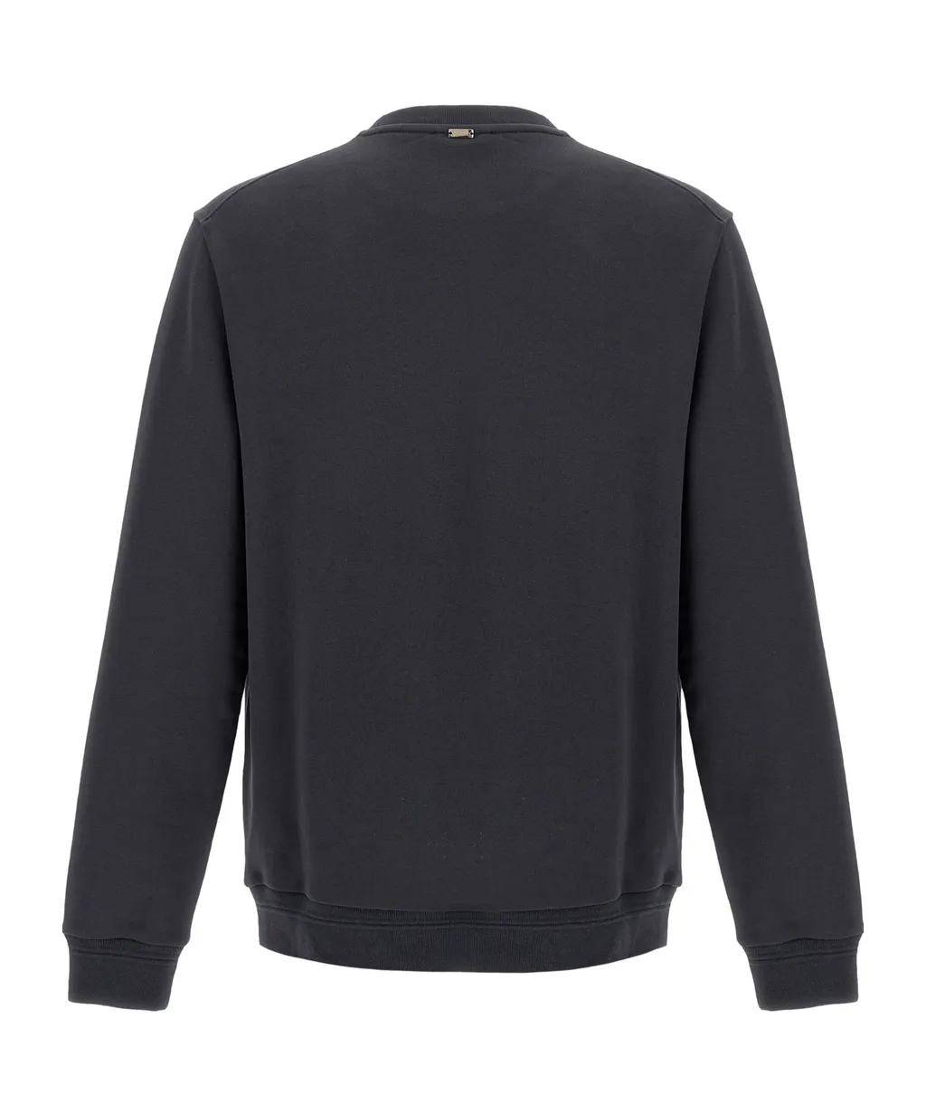 Logo Embroidered Crewneck Sweatshirt