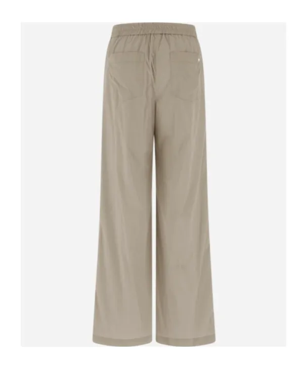 Drawstring Wide-Leg Trousers