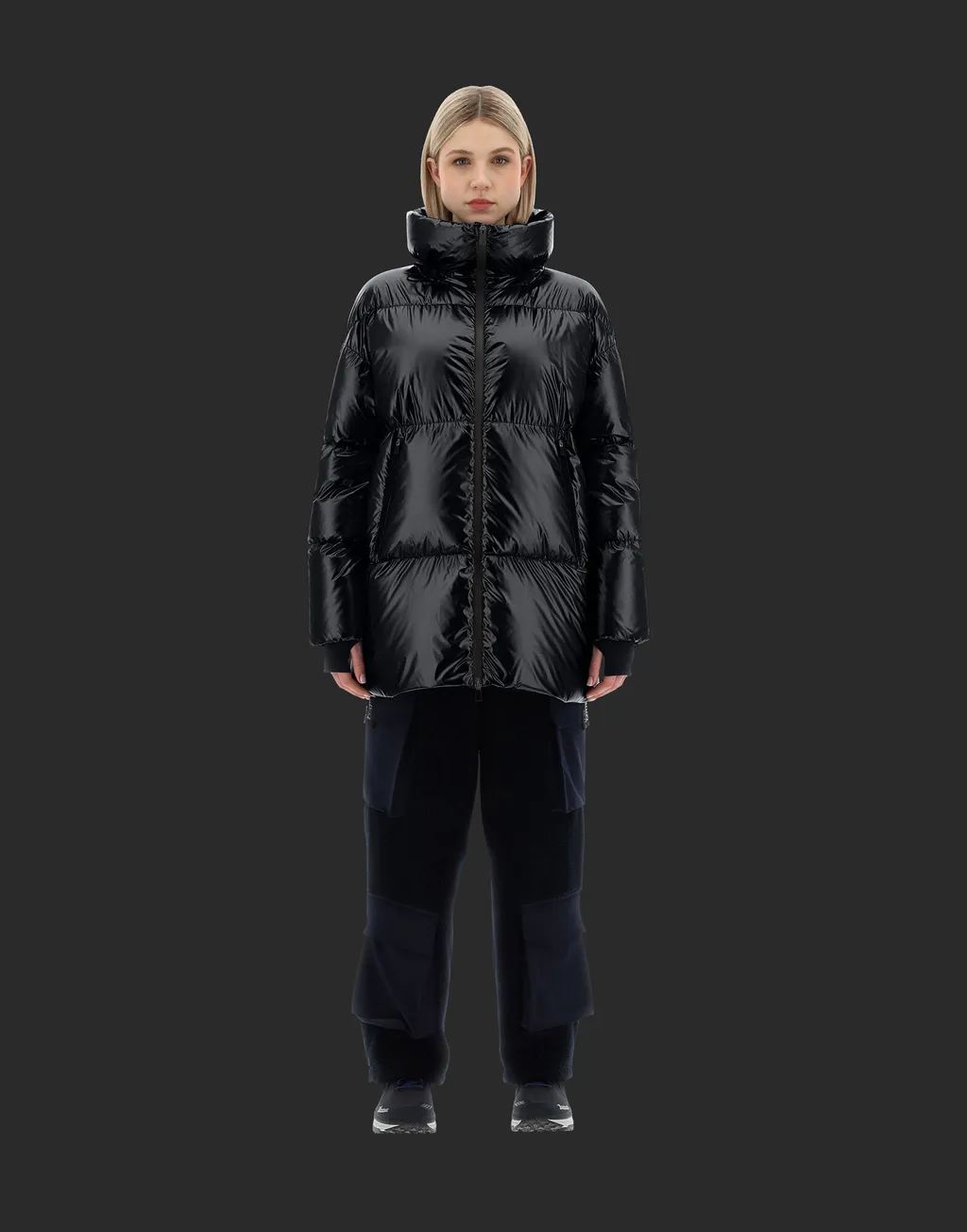 High-Neck Down Jacket