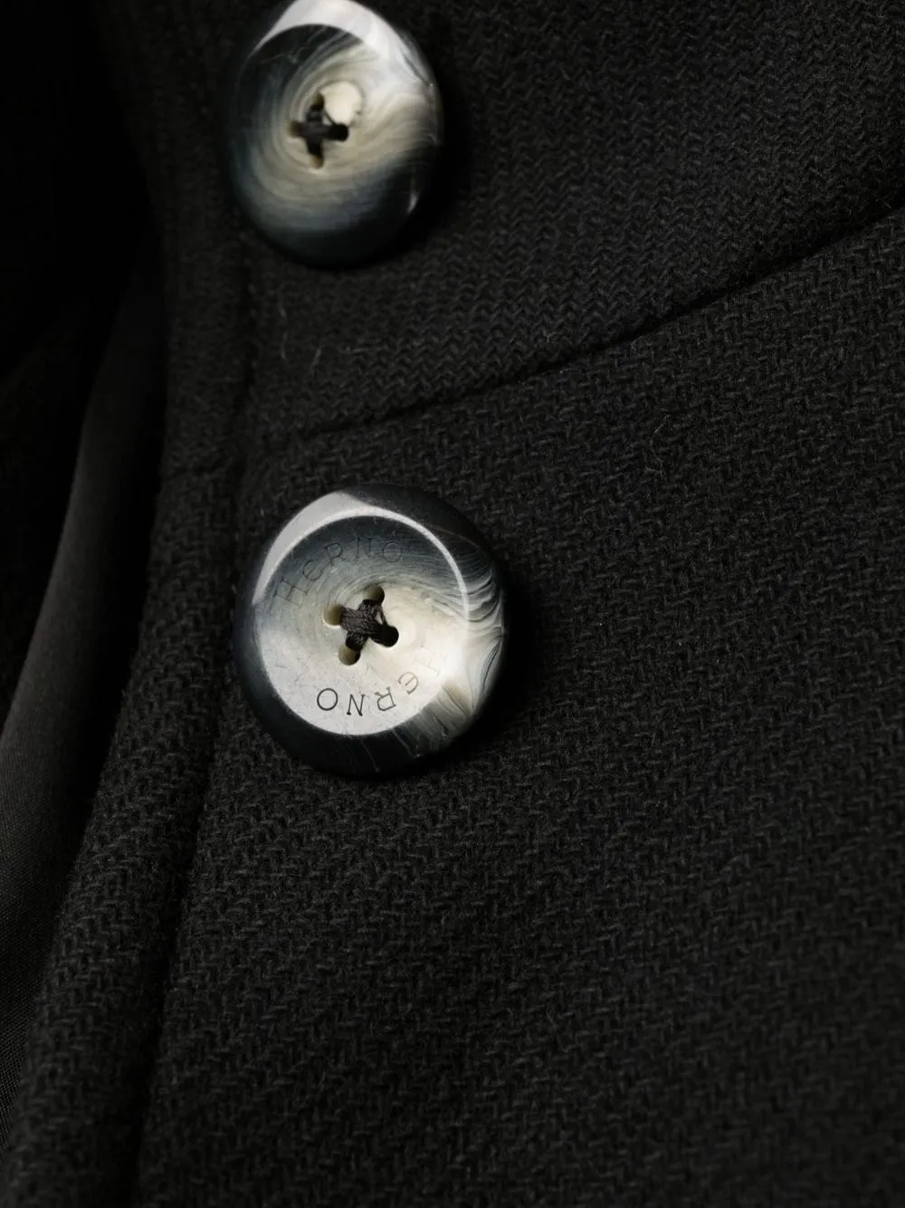 Single-Breasted Wool Coat