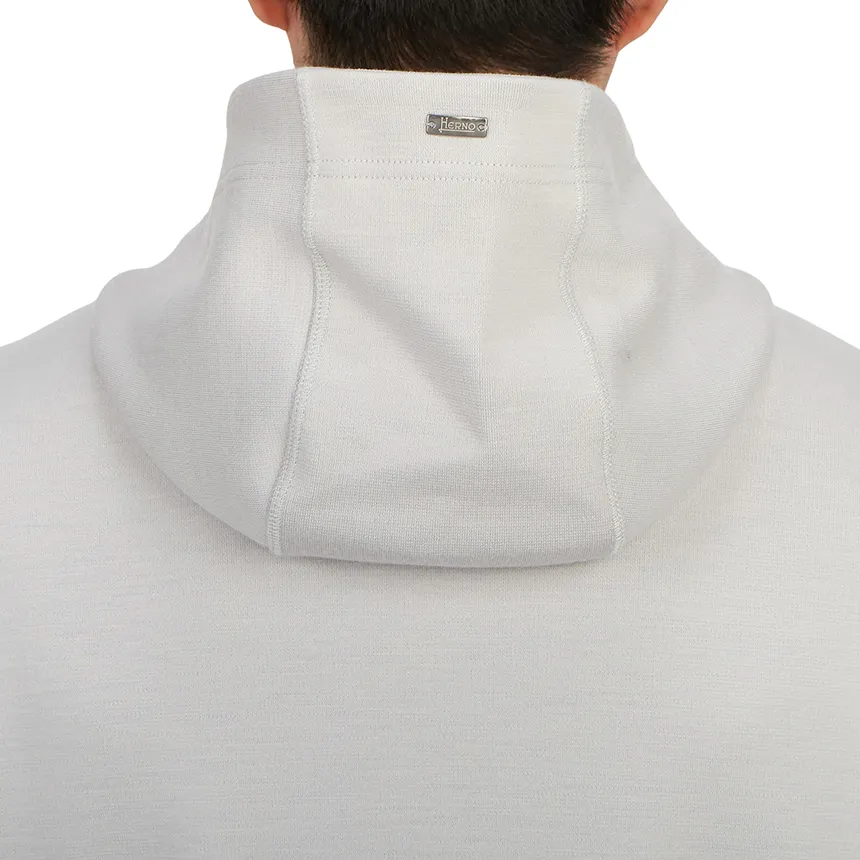 Zip-Up Hooded Drawstring Down Jacket