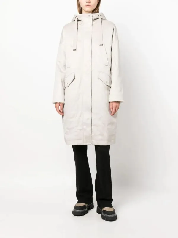 Hooded Cashmere Parka