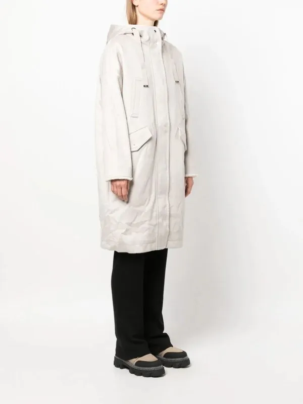 Hooded Cashmere Parka