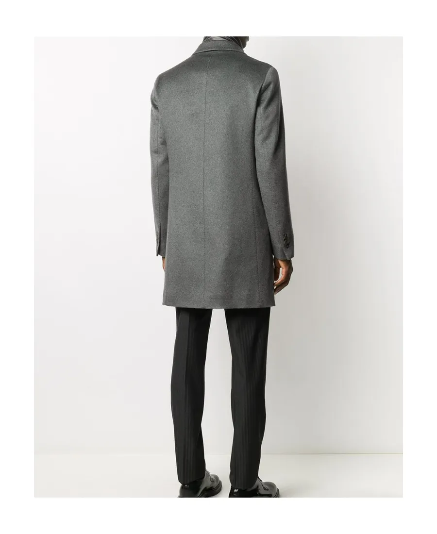 Single-Breasted Layered Coat