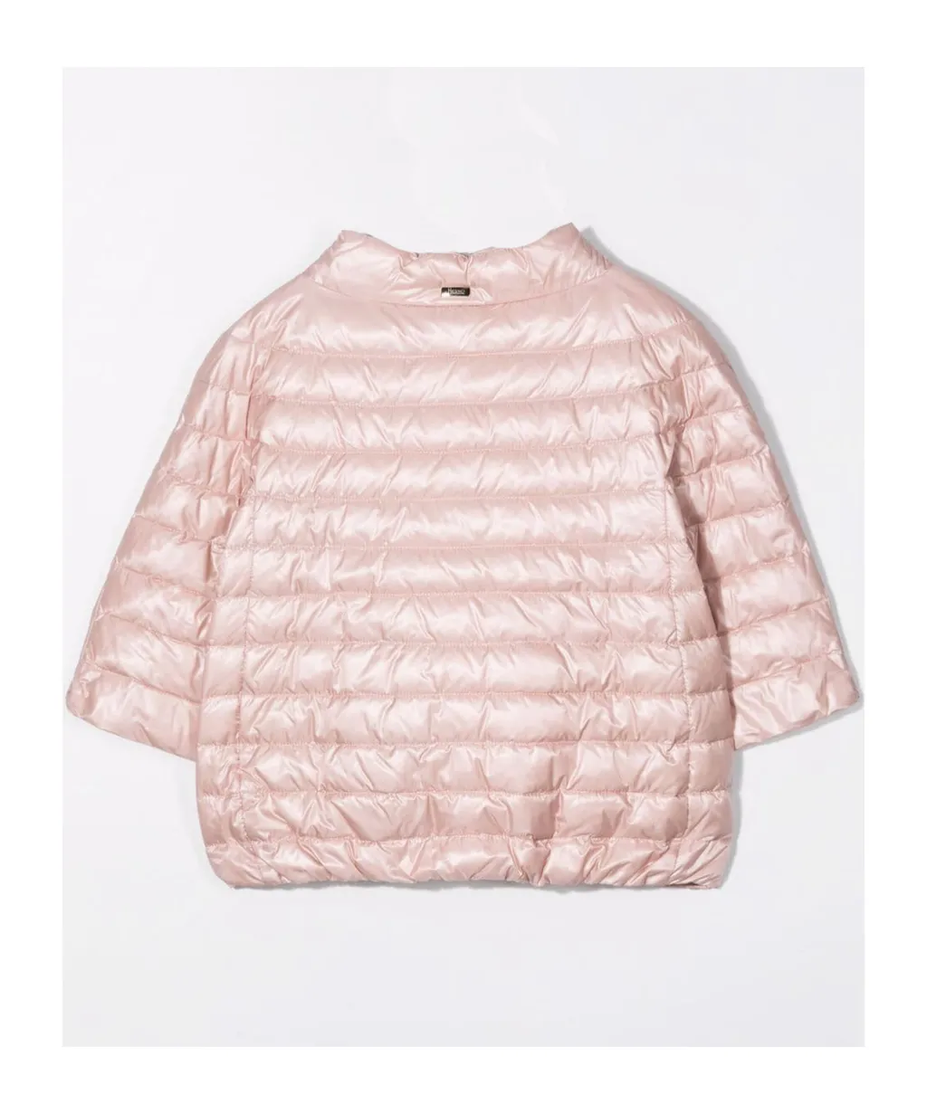Logo Plaque Padded Jacket