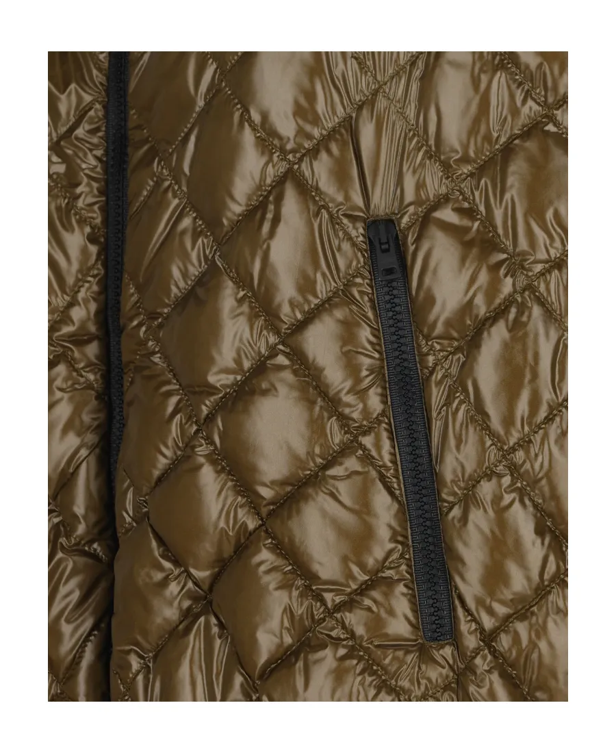 Quilted Sleeveless Hooded Coat