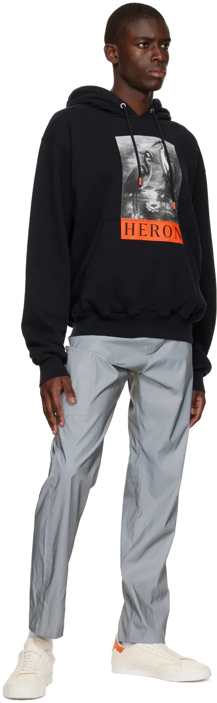 Logo Printed Drawstring Hoodie