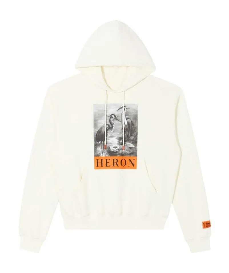 Logo Printed Drawstring Hoodie