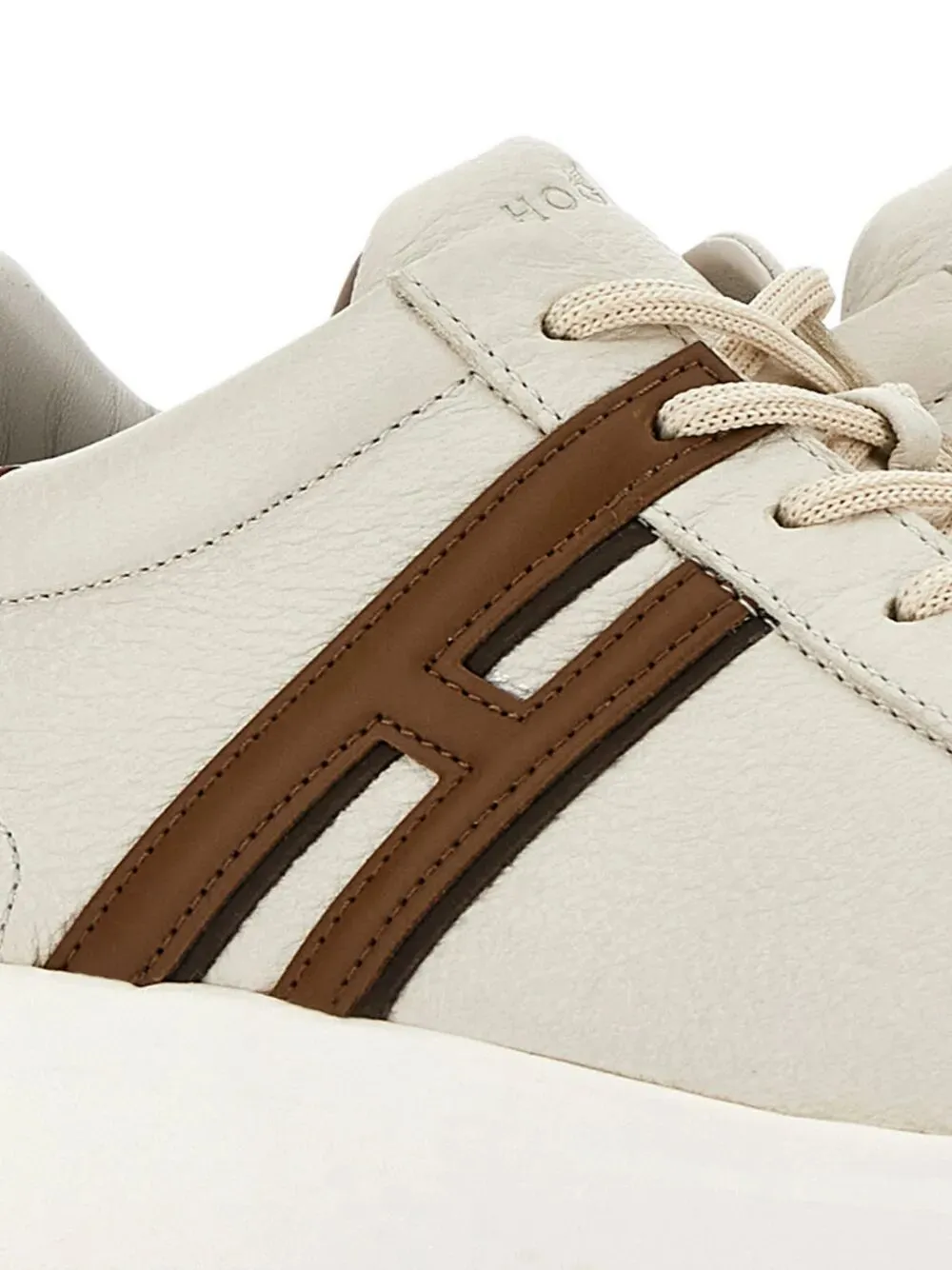 H580 Logo-Detail Leather Sneakers