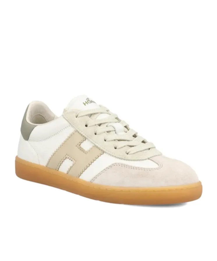 Panelled Logo-Detail Sneakers