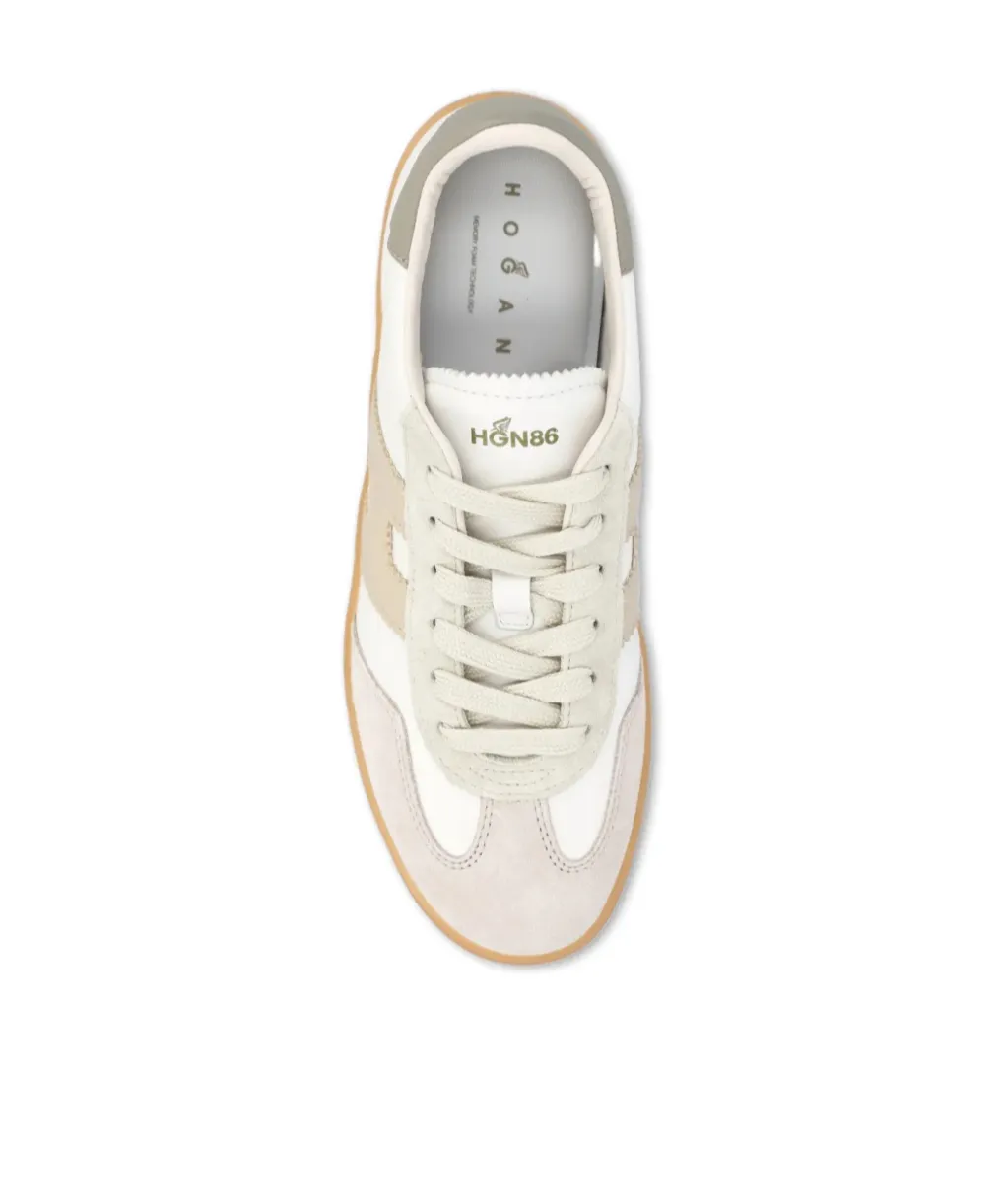 Panelled Logo-Detail Sneakers