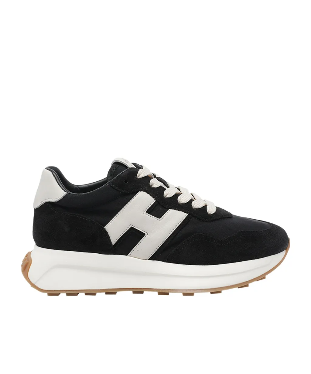 Logo Patch Lace-Up Sneakers