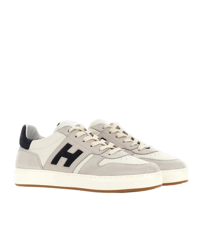 H-Stripe Lace-Up Sneakers