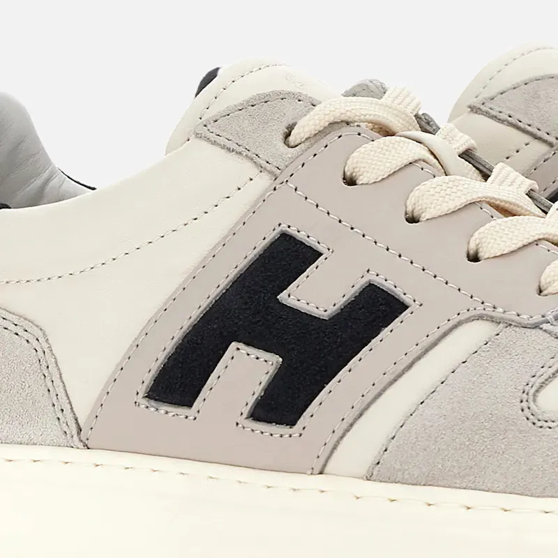 H-Stripe Lace-Up Sneakers
