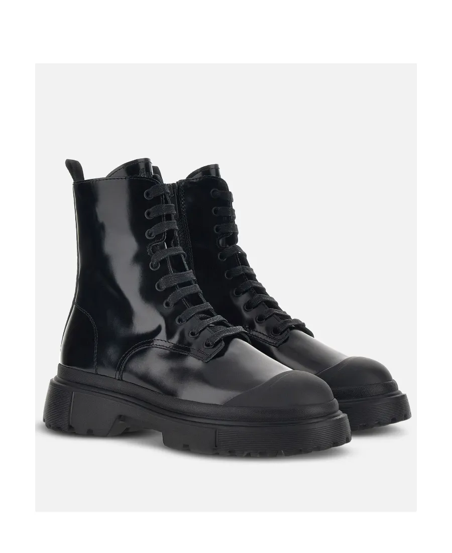H619 Combat Lace-Up Boots