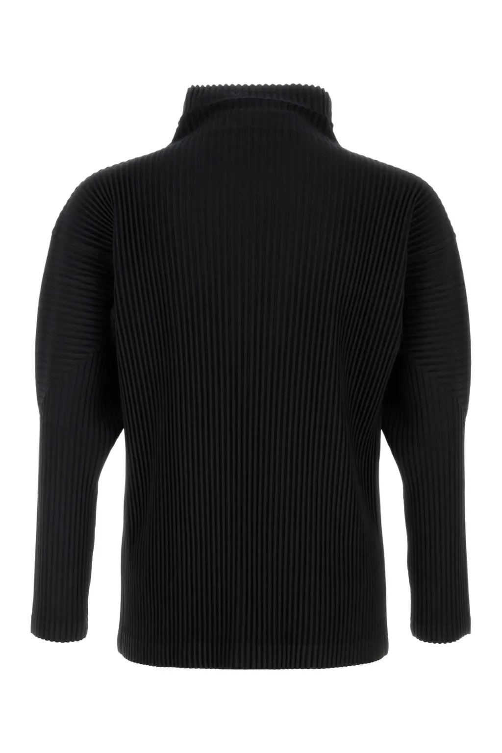High Neck Pleated Top