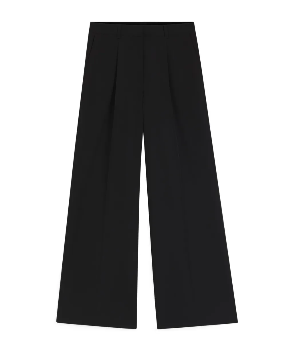 Pleat Detailed Wide Leg Pants