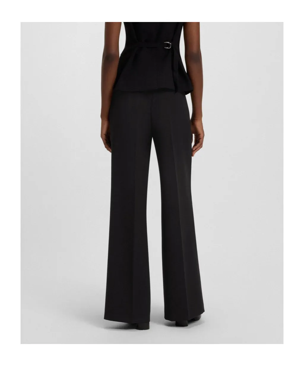 Pleat Detailed Wide Leg Pants