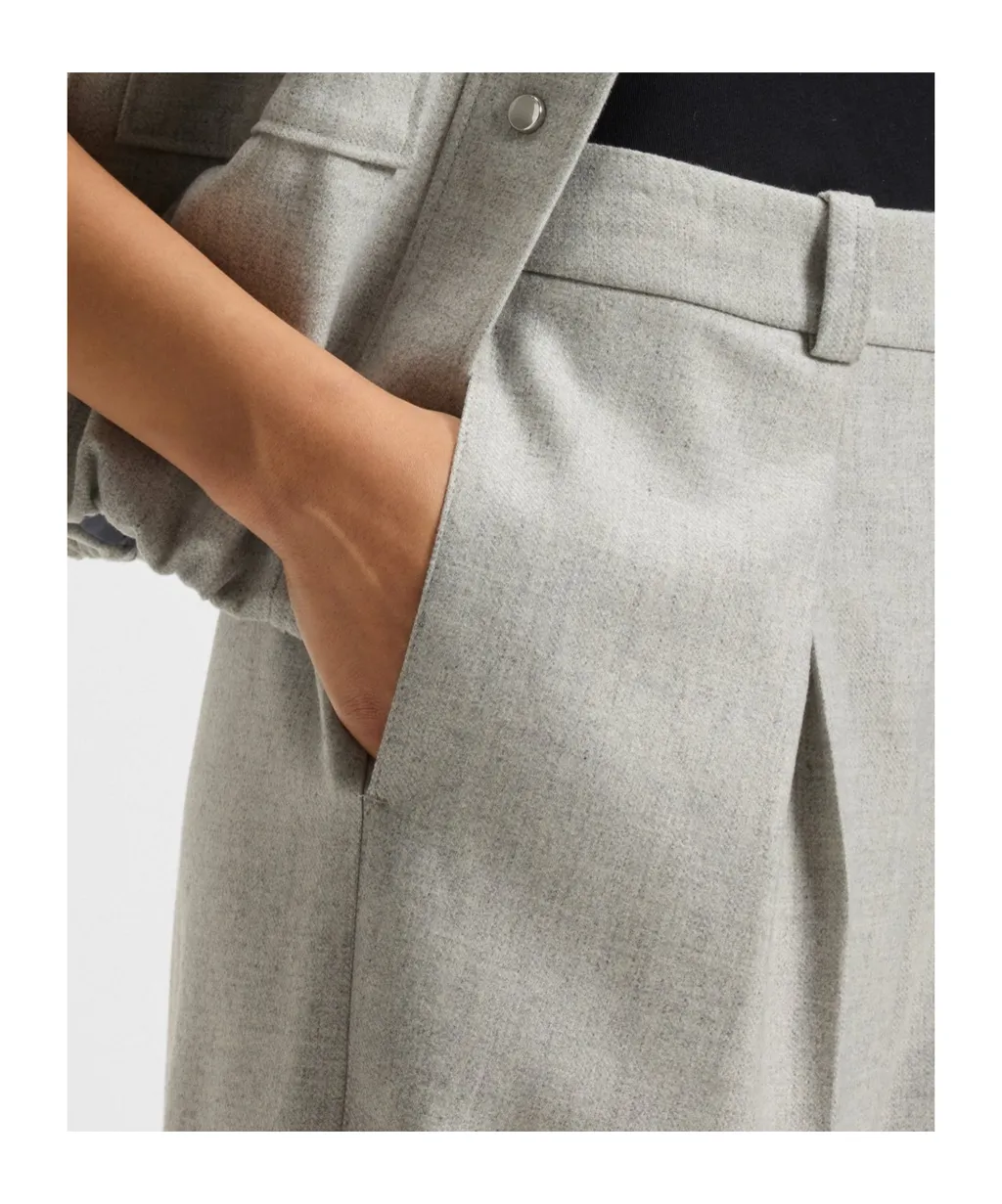 Pleated-Front Trousers