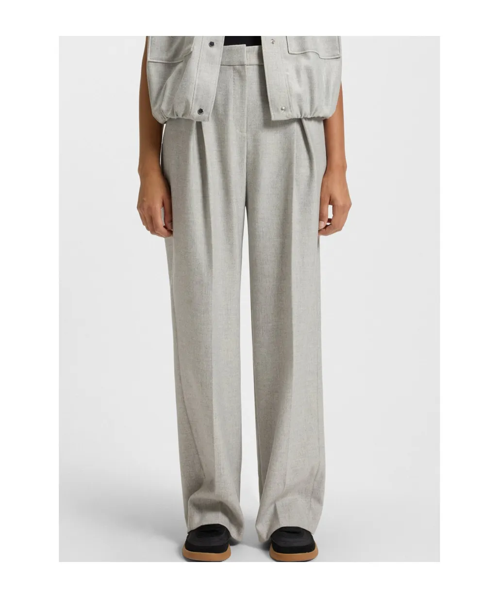 Pleated-Front Trousers