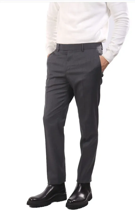 Casual Pants With Belt Loops